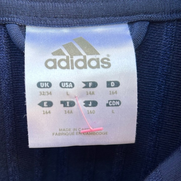 Adidas Navy Sport Jacket, size Large - Picture 5 of 7